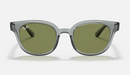 Ray-Ban Unisex Transparent Sunglasses RB4324 - Grey/Green Like New