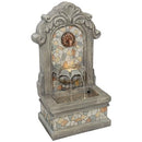 Sunnydaze 27" H Enchanting Estate Free-Standing Outdoor Fountain - Flat Back - Like New