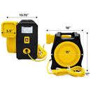 REH 2 HP Powerful Bounce House Blower Fan 13Amp Draw B08BT272P6 - Yellow - Brand New