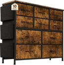 WARMTOBABY FABRIC DRESSER FOR BEDROOM - RUSTIC BROWN - Like New