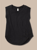 AA4013 ALTERNATIVE LADIES CAP-SLEEVE SATIN JERSEYT-BLACK XS - Like New