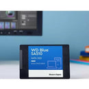 WESTERN DIGITAL 500GB WD BLUE SA510 SATA SSD - WDS500G3B0A - BLACK/BLUE - Like New