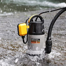 WIILDIS 750W Submersible Sump Pump with Automatic Float Switch - Green - Like New