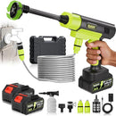 BLUSOKE CORDLESS PRESSURE WASHER PORTABLE BATTERY 2 6-in-1 , PWR-1500- GREEND - Like New