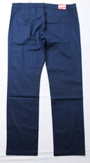 BASTION TRAIL MEN'S CHINO 4 WAY STRETCH PANTS SLIM FIT - SIZE: MEN 36X31 - NAVY - Brand New