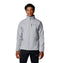 WS6044 COLUMBIA MENS ASCENDER SOFTSHELL FULL ZIP RAIN JACKET , SIZE 3X - GRAY - Brand New