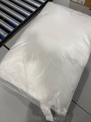 HALLEY BED PILLOWS FOR SLEEPING QUEEN SIZE SET OF 1 PREMIUM - LIGHT GRAY - Brand New