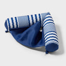 SUN SQUAD NOODLE SLING POOL LOUNGERS - ADULT, POLYESTER, 250LB CAPACITY - BLUE - Like New