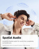 SOUNDPEATS PEARLCLIP PRO EAR ULTRA OPEN EAR EARBUDS WIRELESS HEADPHONES - BLACK - Like New