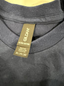 GILDAN MENS T-SHIRT SIZE 2XL - DARK BLUE - Like New