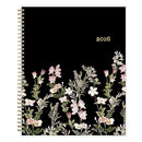 BLUE SKY 2026 WEEKLY/MONTHLY PLANNER 8-1/2" X 11" NEVAEH 143945 - Black - Like New