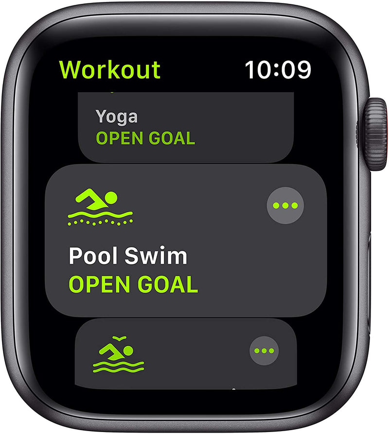 For Parts: Apple Watch SE GPS 44mm Space Gray Alum Black Sport Band CANNOT BE REPAIRED