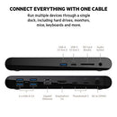 BELKIN THUNDERBOLT 3 DOCK PRO W/ THUNDERBOLT 3 CABLE USB-C HUB USB-C - GRAY - Brand New