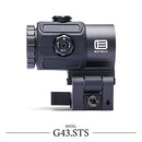 EOTECH MICRO 3 POWER MAGNIFIER QUICK DISCONNECT SWITCH TO SIDE MOUNT BLACK - Like New