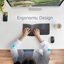 KENSINGTON PRO FIT ERGO KM680 EQ WIRELESS KEYBOARD AND MOUSE DESKTOP K72486NA - Brand New
