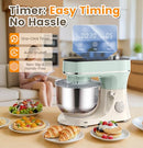BONNOR STAND MIXER, 6QT ELECTRIC KITCHEN MIXER FOR BAKING CAKES & DOUGH - GREEN - Like New