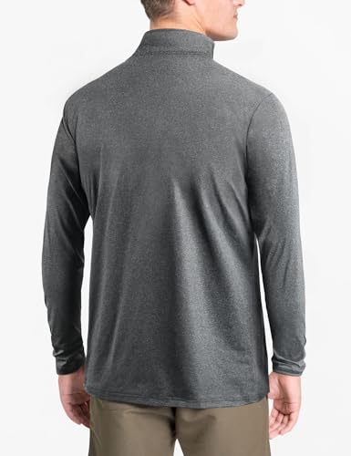 3 Pack Quarter Zip Pullover Men's Long Sleeve Sweatshirts Quick Dry - Brand New
