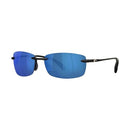 COSTA DEL MAR MEN'S BALLAST RECTANGULAR SUNGLASSES, 60MM - BLACK/BLUE - Like New