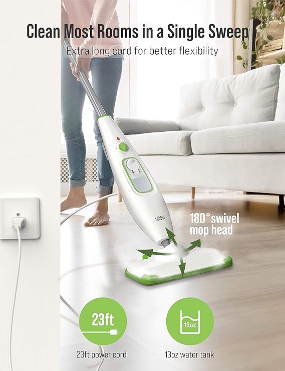 TOPPIN Steam Mop MA1-A - WHITE Like New