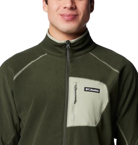 Columbia mens Outdoor Tracks Full Zip Ii - Size: Men Large - Greenscape/Safari - Brand New