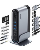 BASEUS 17-IN-1 DOCKING STATION DOCKING STATION 3 MONITORS BS-OH152 - BLACK - Like New