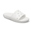 CROCS UNISEX-ADULT CLASSIC SLIDE SANDALS SIZE: MEN 9 WOMEN 11 WHITE - Brand New