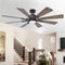 PARROT UNCLE 60" ORETHA WINDMILL DC CEILING FAN LED LIGHTING - OIL-RUBBED BRONZE - Like New