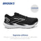 BROOKS WOMEN’S GLYCERIN 21 NEUTRAL Running SHOE SIZE 7 BLACK/GREY/WHITE - Like New