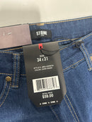 STONE JEANS FLEX JEANS COMFORT STRETCH - SIZE: MEN 34X31 - DARK WASH - Brand New