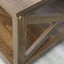 Rainbow Sophia Coffee Table, 2-Tier Storage, 40" B08ML5W8DZ - White Oak - Brand New