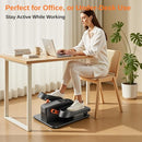 CITXMOTI UNDER DESK ELLIPTICAL EXERCISE MACHINE QUIET RC-KF03 - BLACK/ORANGE - Like New