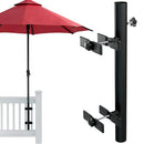 LOVE YOUR DECK Patio Umbrella Holder – Easy Installation Space Saving - Black - Brand New