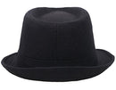 SIMPLICITY UNISEX TIMELESSLY CLASSIC MANHATTAN FEDORA HAT - BLACK - Like New