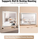 VEVOR LIGHTED MAKEUP MIRROR THREE COLOR LIGHTING MODES HOLLYWOOD VANITY MIRROR - Like New