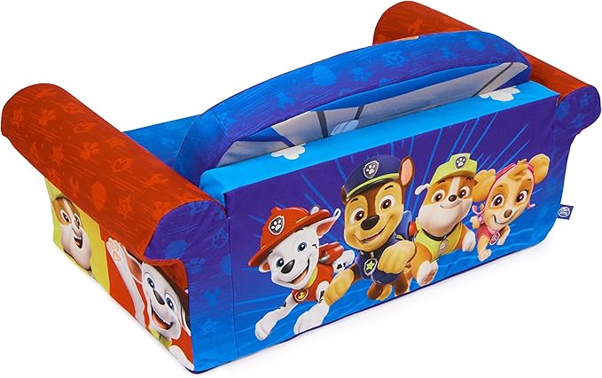 MARSHMALLOW FURNITURE CHILDREN'S 2-IN-1 FLIP OPEN FOAM COMPRESSED - PAW PATROL - Brand New