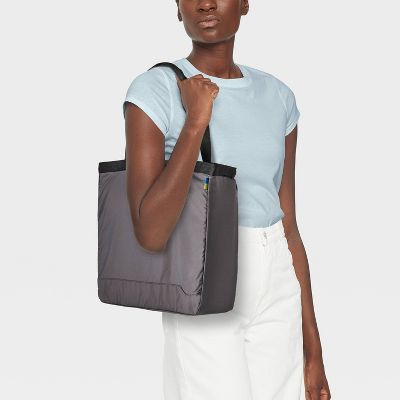 OPEN STORY DAYPACK PACKING TOTE BAG - GRAY - Brand New