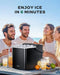 SILANNO SLIM35B ICE MAKER COUNTERTOP PORTABLE ICE MACHINE - BLACK - Like New