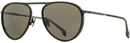 STATE OPTICAL CO LEAVITT SUNGLASSES- MEDIUM 57-20, 145- 48 - BLACK QUARTZ HUNTER - Like New