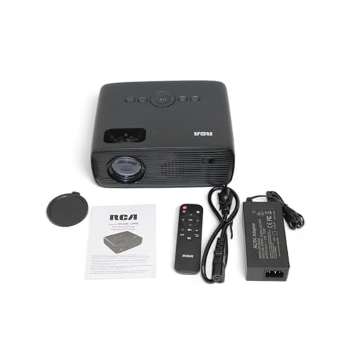 RCA 1080P Streaming Stick Ready 32""-200"" Projector RPJ280 - Black - Like New