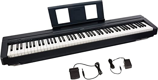 Yamaha P45B 88-key Digital Piano Complete Home Bundle - Black Like New