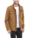 Levi's Mens Washed Cotton Military Jacket - Regular & Big & Tall Sizes - Brand New