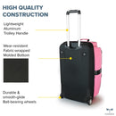 TRAVOLUTION®  NEWLY DESIGNED GARMENT RACK 28" DUFFEL - PINK/BLACK - Brand New