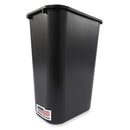 Rubbermaid Commercial Wastebasket Trash Container, 41QT/10.25 GAL - Black - Brand New
