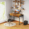 LUFEIYA 40" Desk with Drawers, 39" Home Office Desks, 3 Fabric Storage Drawer - Like New