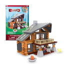 LINCOLN LOGS BEECHWOOD RETREAT BUILDING SET 101 PIECES WOOD LOGS - 00810 - Like New