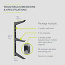 Delta Heavy Duty Wood and Lumber Storage Rack Holds Up To 480 lbs B085PK29LW - Brand New