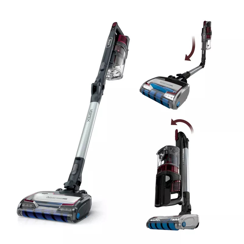 SHARK VERTEX CORDLESS STICK VACUUM WITH DUOCLEAN POWERFINS - MAROON - Like New