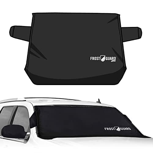 FrostGuard Plus/ Winter Windshield Cover Ice and Snow XL Size (Black) - Like New