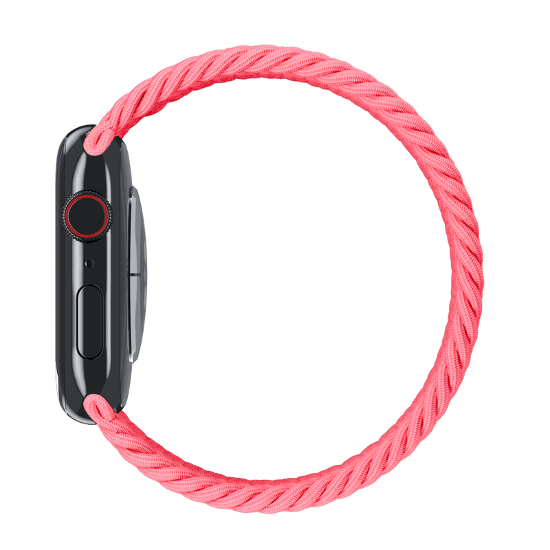 APPLE WATCH BAND BRAIDED SOLO LOOP 41MM, SIZE 8 - GUAVA - Brand New
