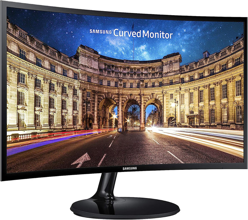 SAMSUNG LC24F390FHNXZA 24" Curved LED FHD Gaming Monitor 60Hz FreeSync - Black - Like New